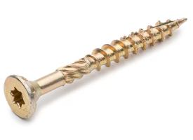 Саморез по дереву конструкционный потайной, TORX, желтый цинк 3,5*45